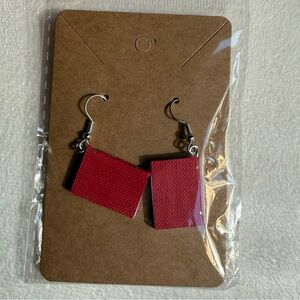 Elegant Red Earrings